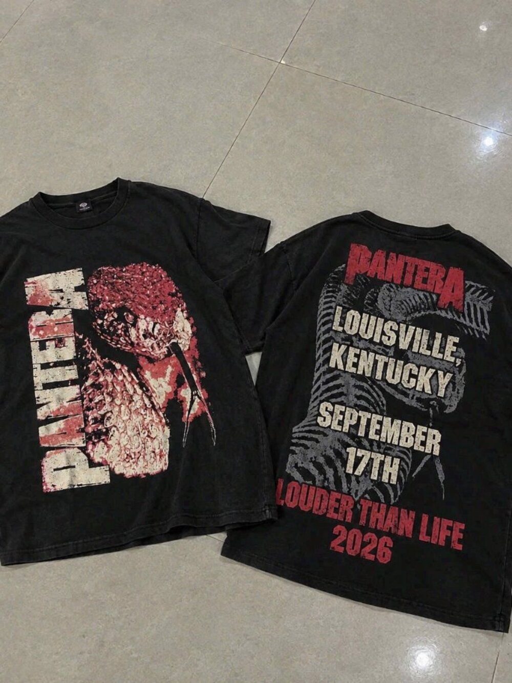 Pantera Louisville Kentucky September 17 Louder Than Life 2026 Blacj T-Shirt